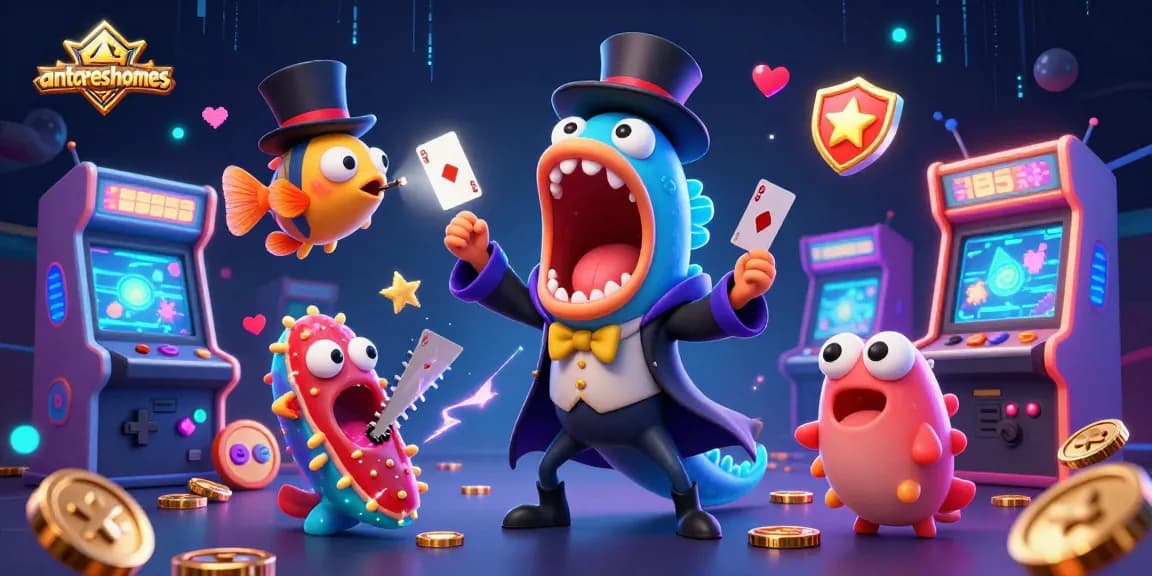 Engage with the enchanting magic of antareshomes at our vibrant 3D casino undersea action.