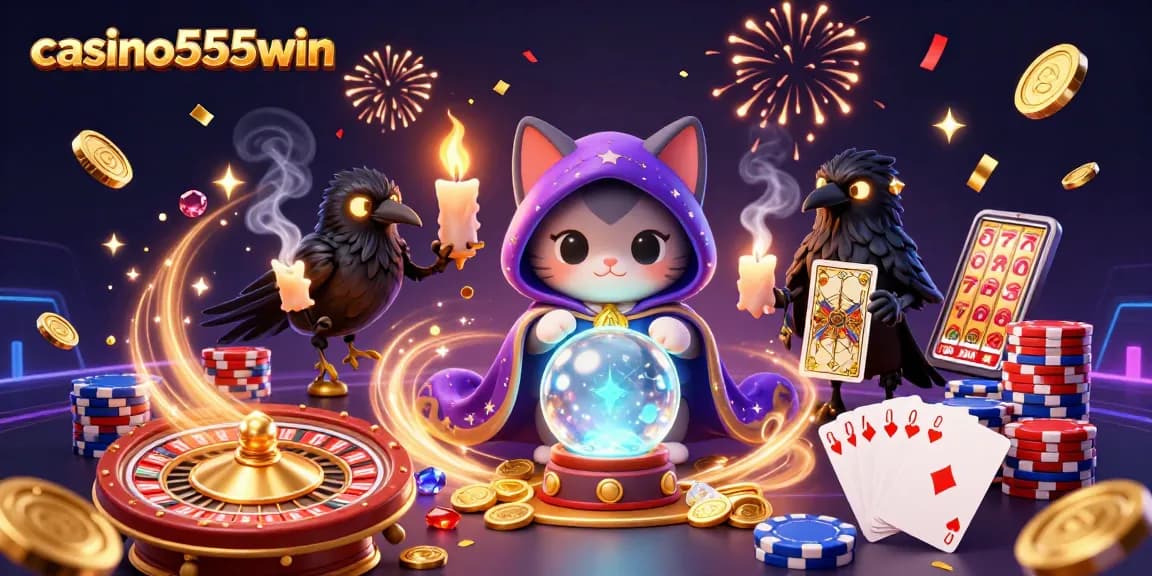 Spin the reels at casino555win and capture the magical slot adventure with shimmering coins!