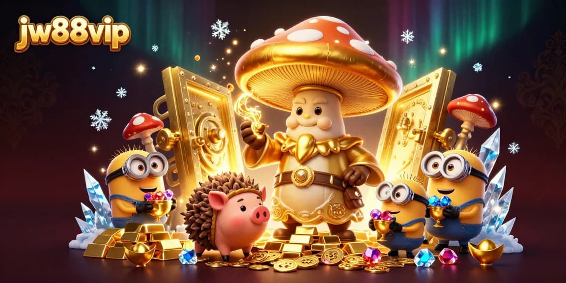 Experience thrilling moments at jw88vip with golden treasures and enchanting characters!