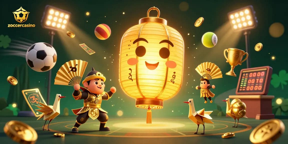 Zoccercasino: Erlebe die Dynamik des Wettens mit goldenen Symbolen und Sportelementen.