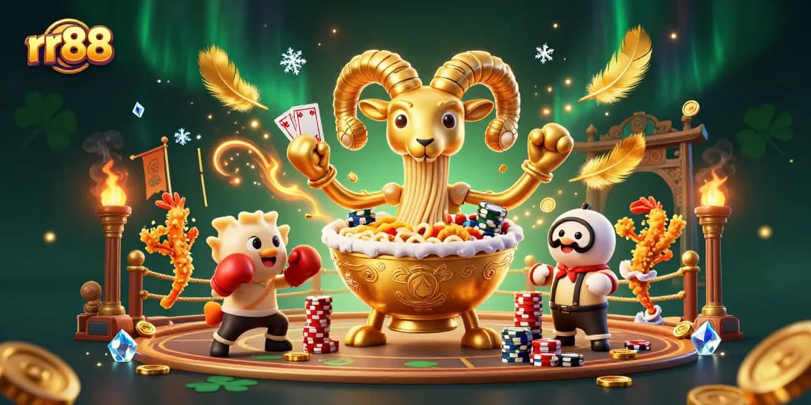 Engage in exhilarating casino action at rr88 with vibrant characters and dynamic game elements.