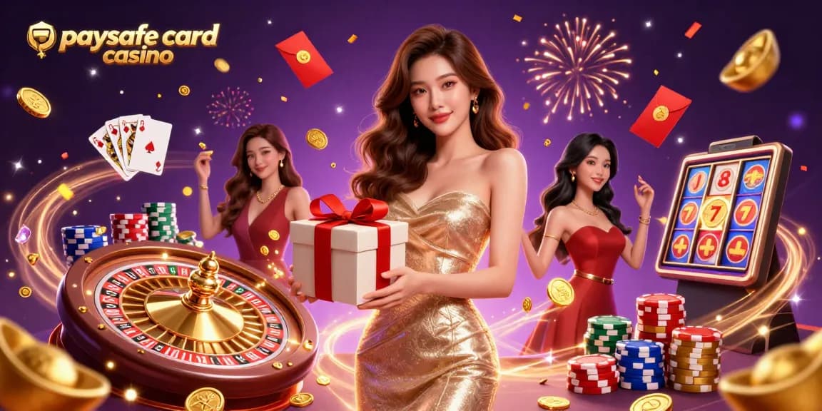 Erleben Sie aufregendes Gaming mit dem Paysafe Card Casino, das lebendige Charaktere und spannende Casino-Elemente bietet.