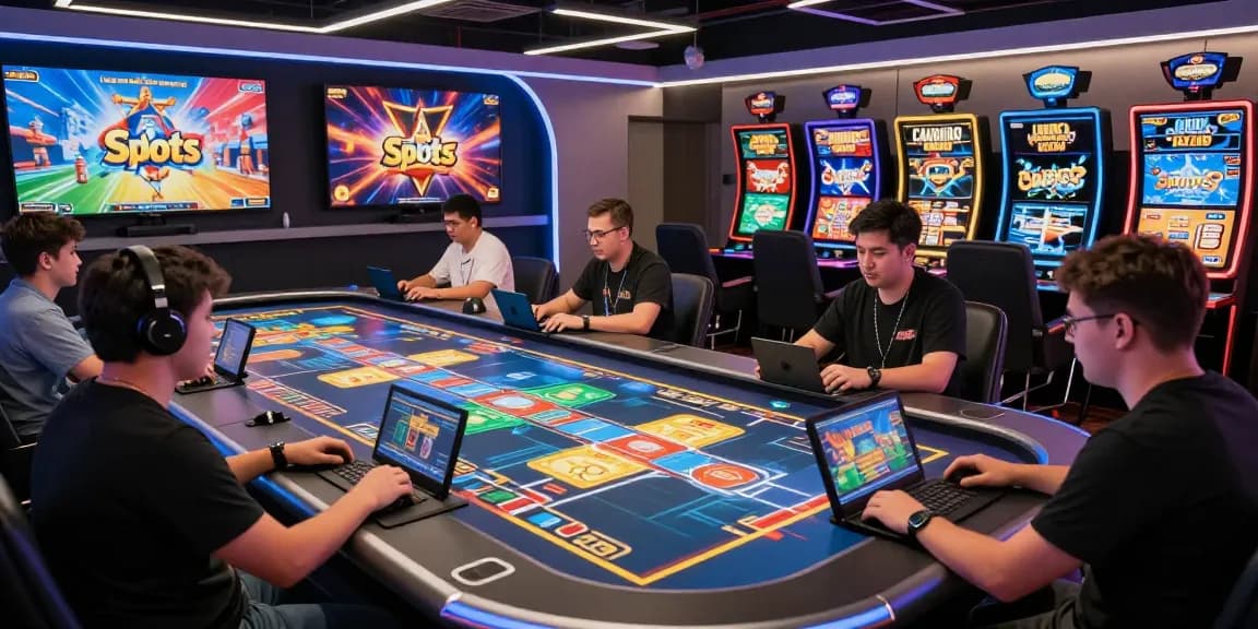 Players enjoying B52 gaming platform at a modern gaming table