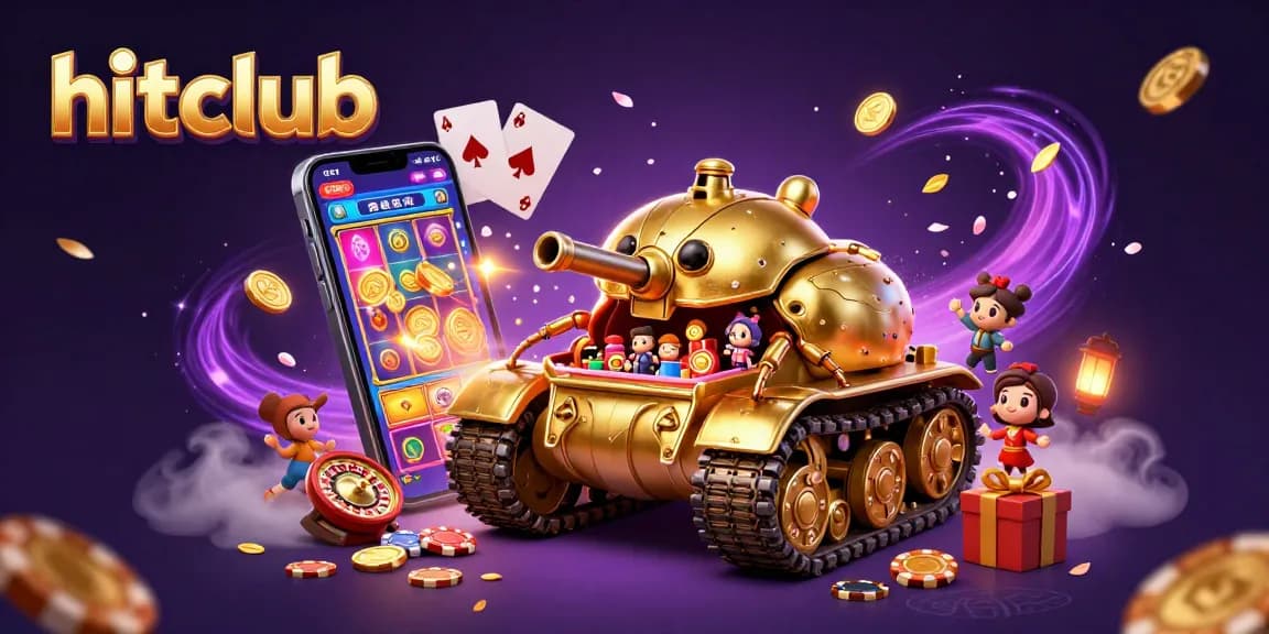 Experience jackpot thrills at hitclub with a vibrant 3D casino scene showcasing exciting game elements.