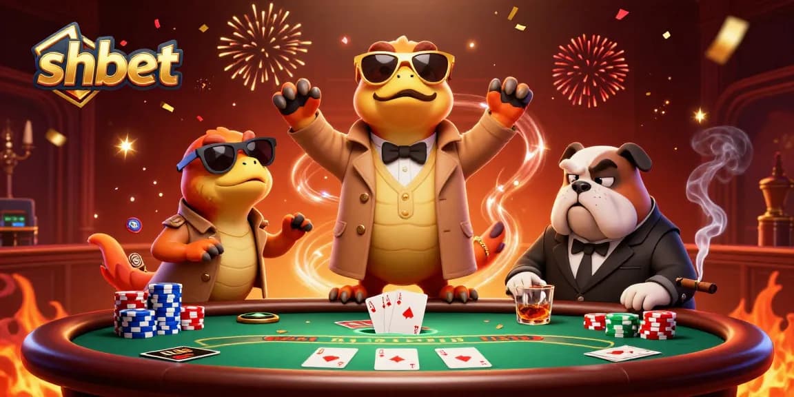 shbet gameplay highlights three raptors in disguise encountering a bouncer in a thrilling casino scene