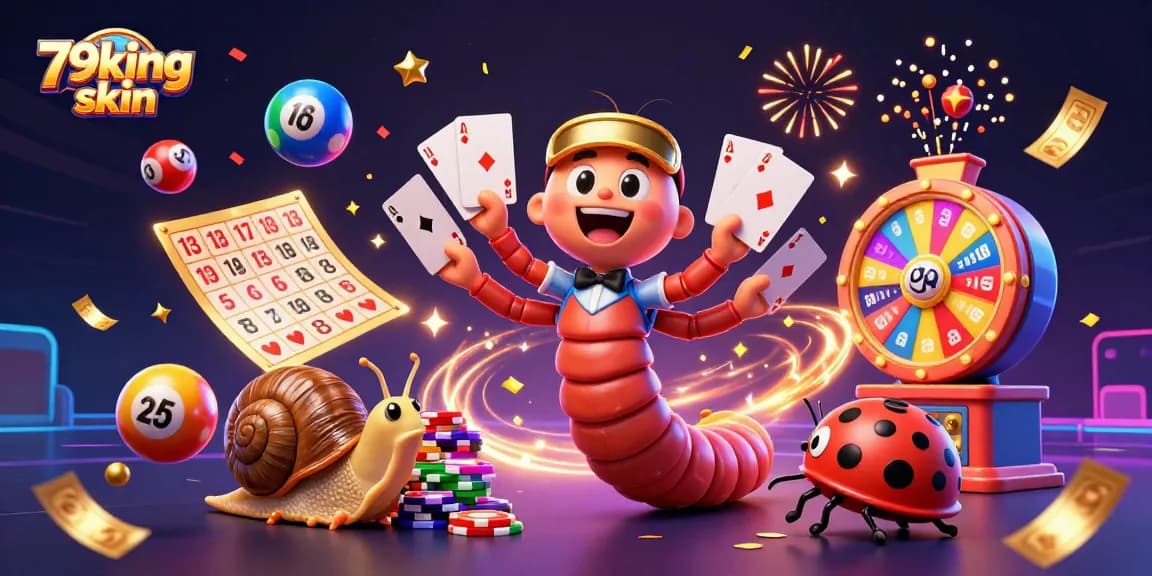 Experience thrilling gameplay at 79king skin with vibrant lottery elements and colorful characters.