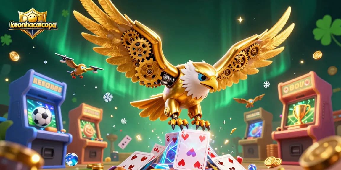 Engage with keonhacaicopa's thrilling sports betting adventure featuring dynamic gaming and holographic elements.