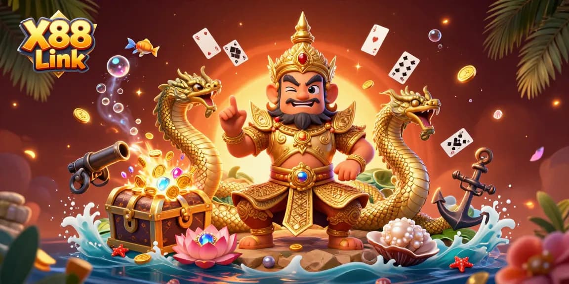 Experience exciting gameplay with X88 Link, featuring vibrant casino elements and rich 3D graphics.