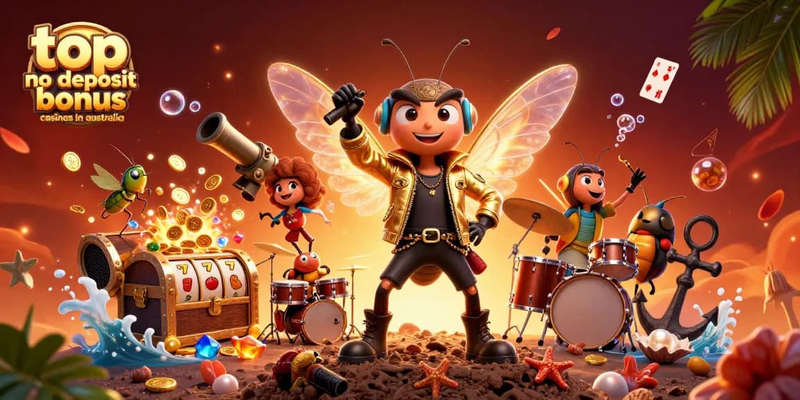 Engage with top no deposit bonus casinos in australia at a vibrant carnival of 3D casino characters.