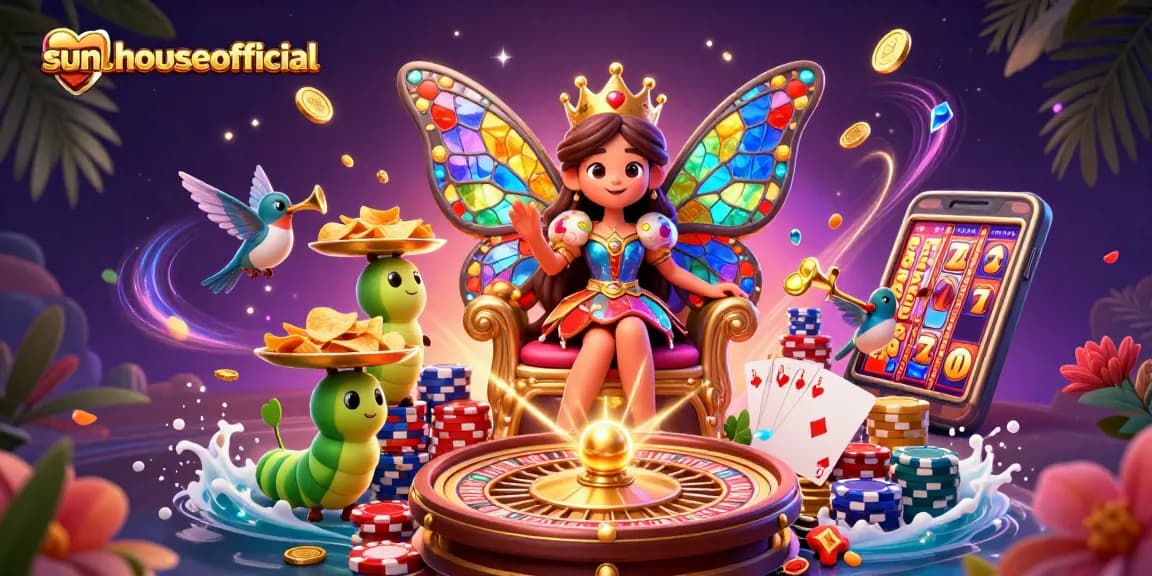 Engage with sunhouseofficial and experience vibrant online casino allure through captivating gaming illustrations.