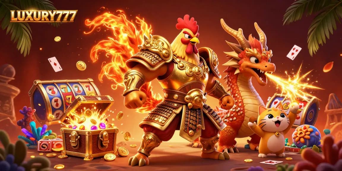 Genggam kemenangan besar di LUXURY777 dengan mesin slot bertema kasino yang menarik.