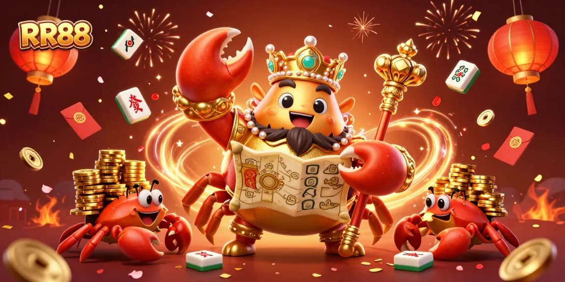 Experience the excitement of RR88 with a vibrant 3D casino scene filled with enchanting characters.