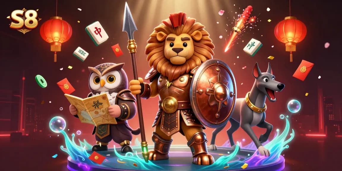 S8 delivers thrilling casino experiences with vibrant characters and animations, showcasing unique gaming elements.