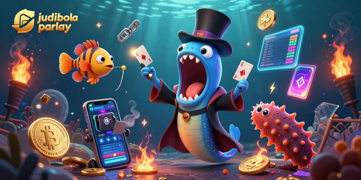 Engage with judi bola parlay and explore thrilling betting strategies in a vibrant animated underwater world.