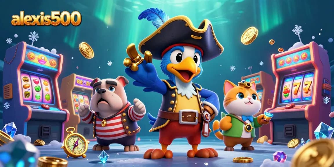 Engage with alexis500 casino dynamics featuring colorful slot games and lively characters in action.