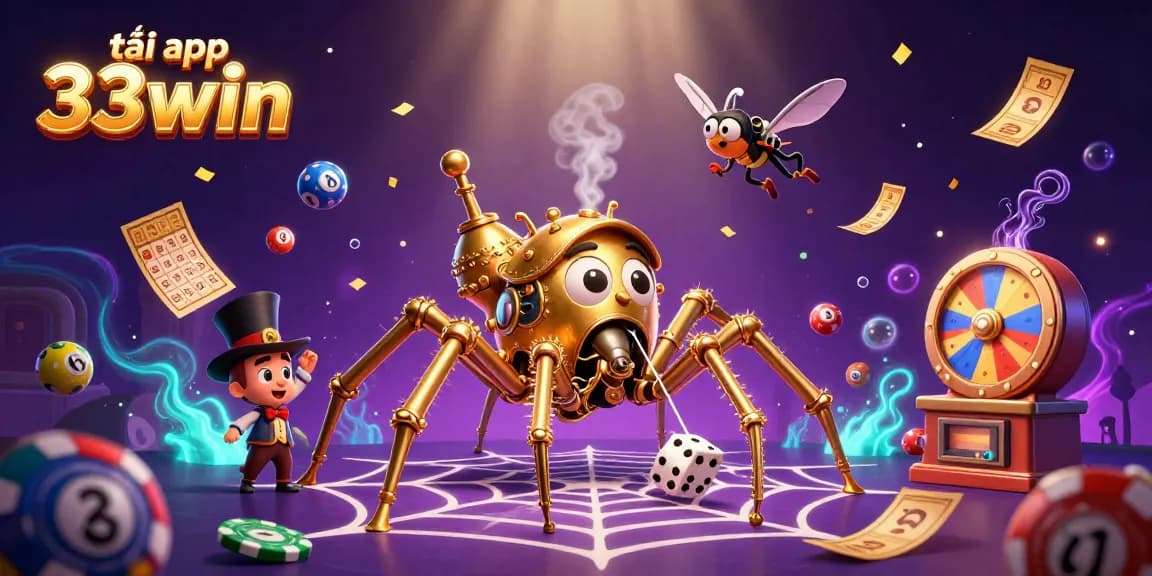 Engage in thrilling gameplay with tải app 33win as colorful lottery balls bounce around a whimsical casino scene