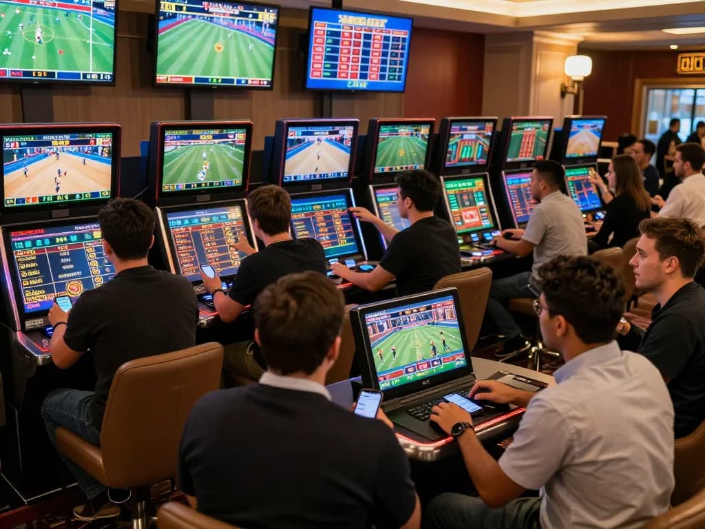 Placing bets on O8 com while enjoying the excitement of competitive sports events.
