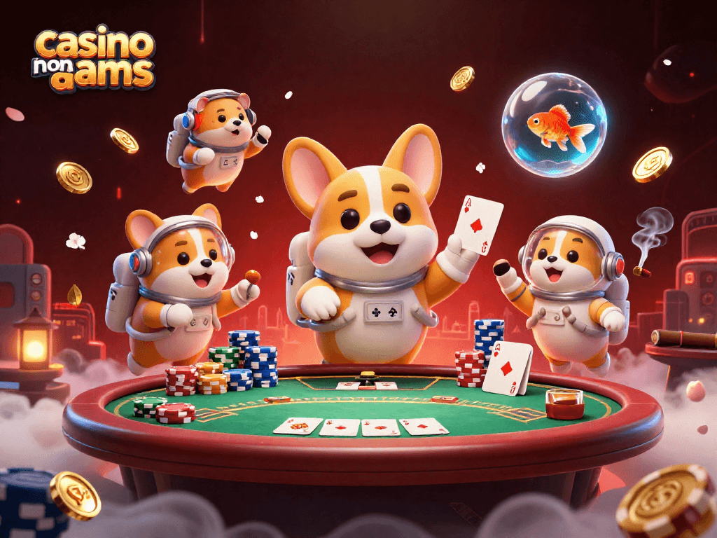Giocare nel casinò non AAMS con un corgi astronauta e un criceto di comando, in un'atmosfera galattica.