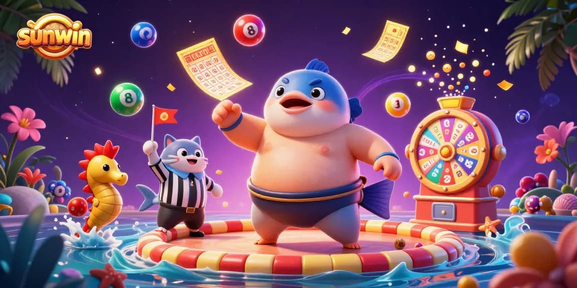 Engage in exciting gameplay at Sunwin while enjoying vibrant casino elements and characters.