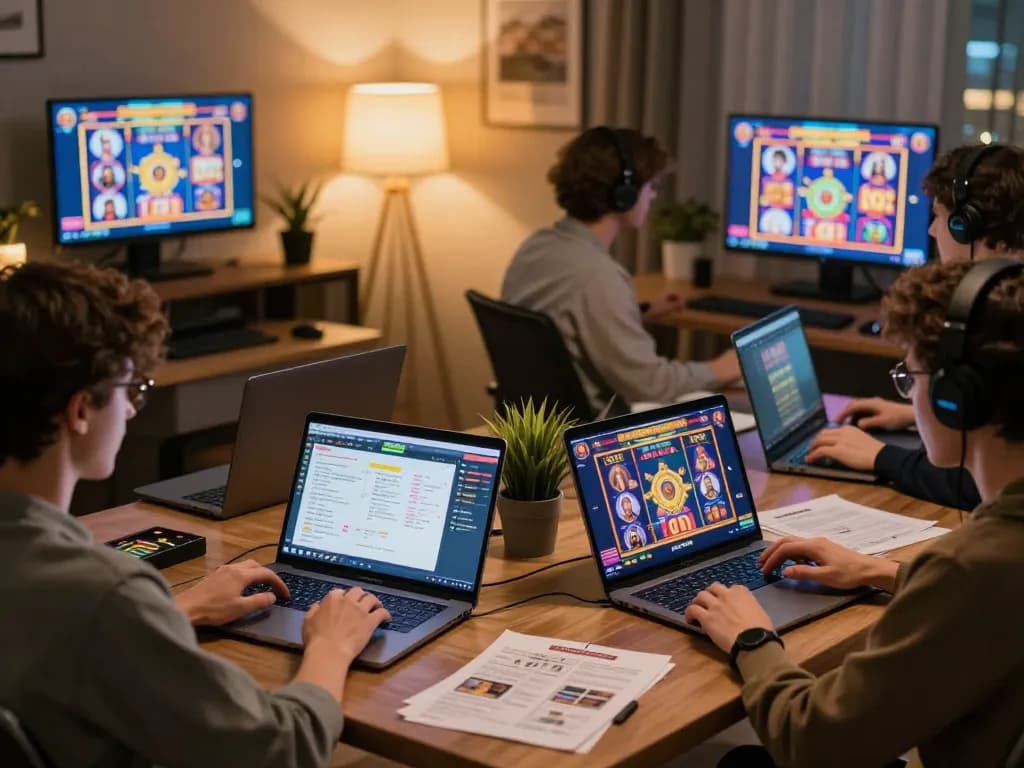 Players experiencing thrilling gameplay at TR88 online casino, demonstrating dynamic interactions with exciting slot games.