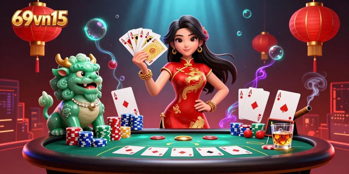 Enter the thrilling world of 69vn15, where elegant gaming meets high-stakes poker excitement.