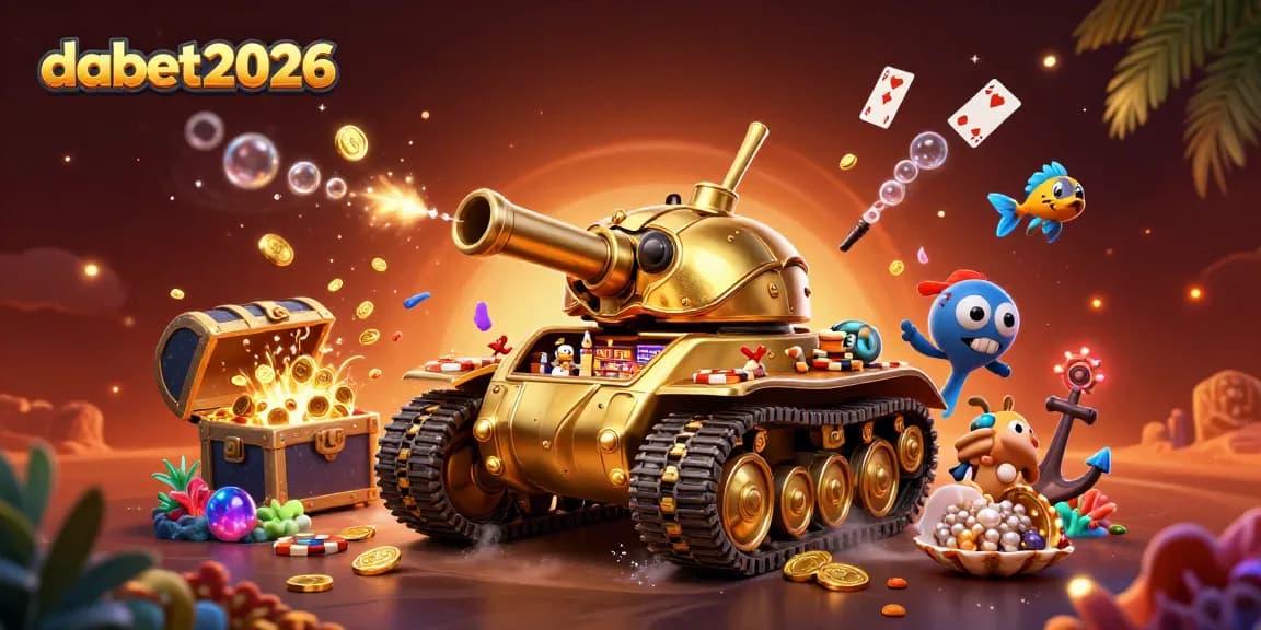 Experience dynamic gameplay at dabet2026 with a vibrant casino scene full of excitement and treasures!