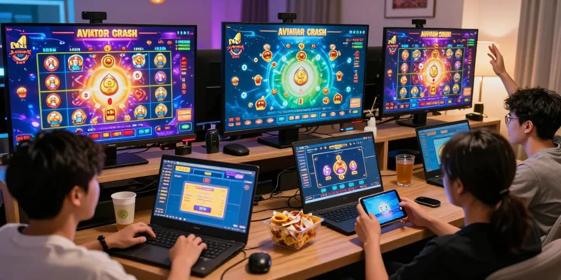 Aviator players enjoying thrilling crash games and instant cashouts in an engaging online casino environment.