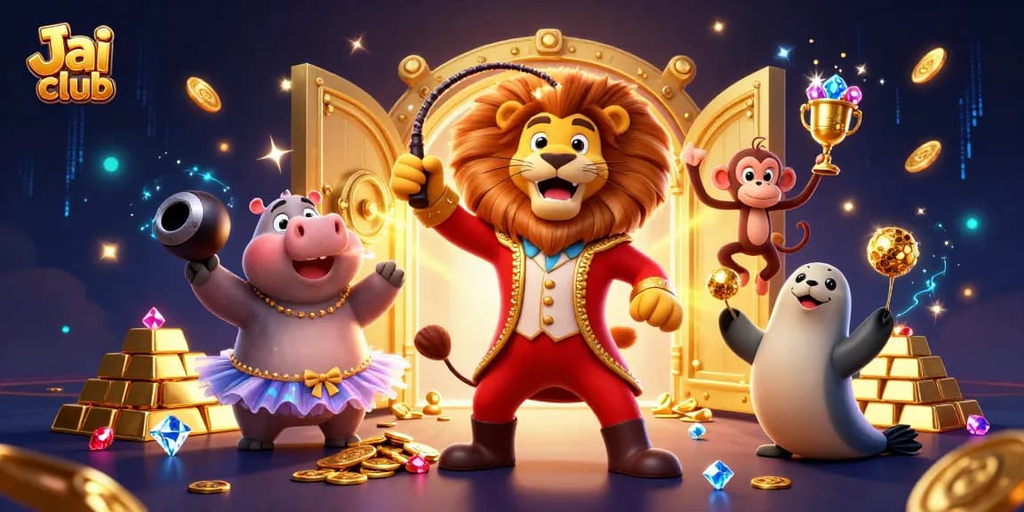 Experience thrilling gameplay at Jai club, where fantasy characters gamble amid gold and riches!