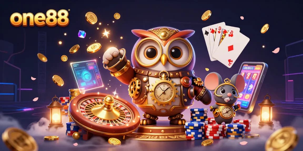 Engage in thrilling gameplay at one88 with dynamic casino elements and vibrant characters.