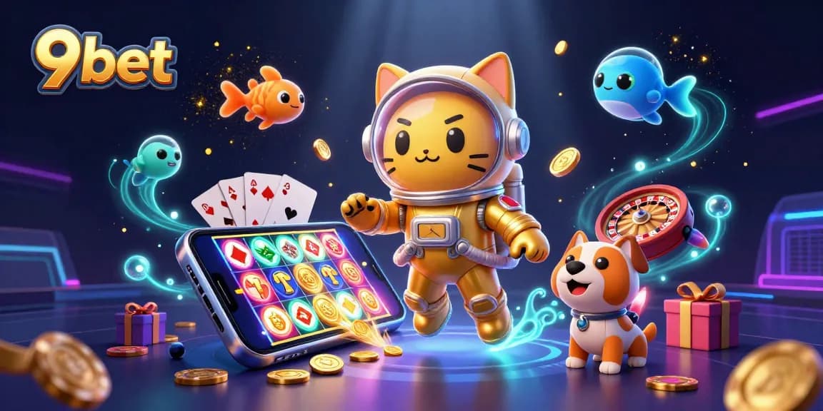 Engage with thrilling games at 9bet – explore vibrant 3D casino scenes filled with excitement!