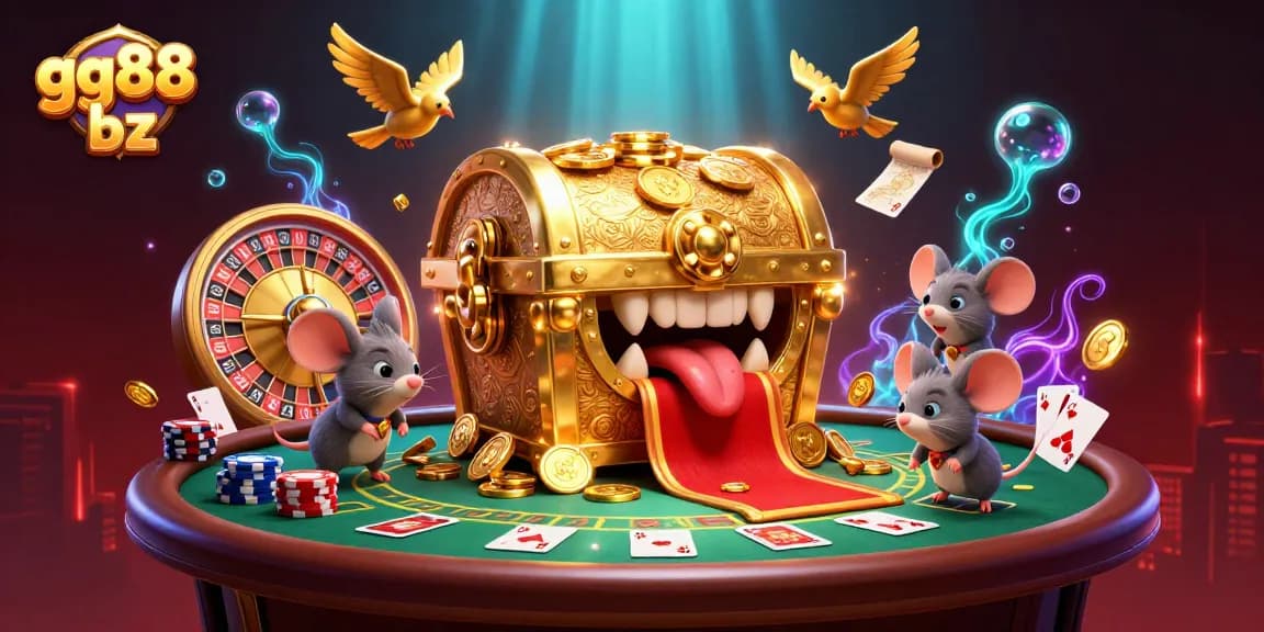 Engage in exciting action at gg88 bz with vibrant casino games and dynamic characters in a rich 3D scene.