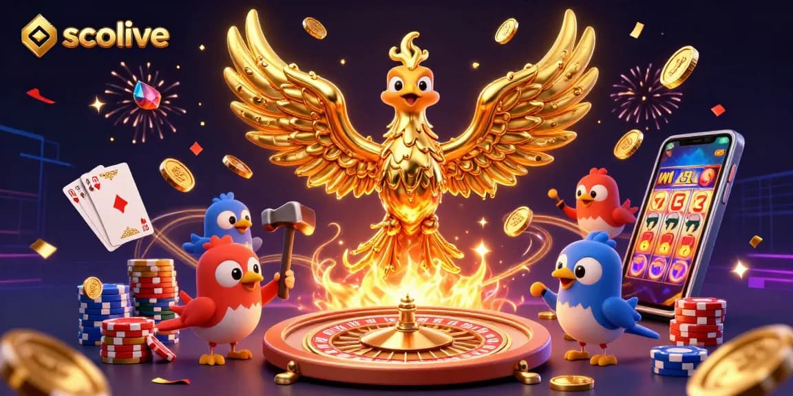 Socolive offers a thrilling online gambling experience, showcasing vibrant games and exciting promotions with golden visuals.