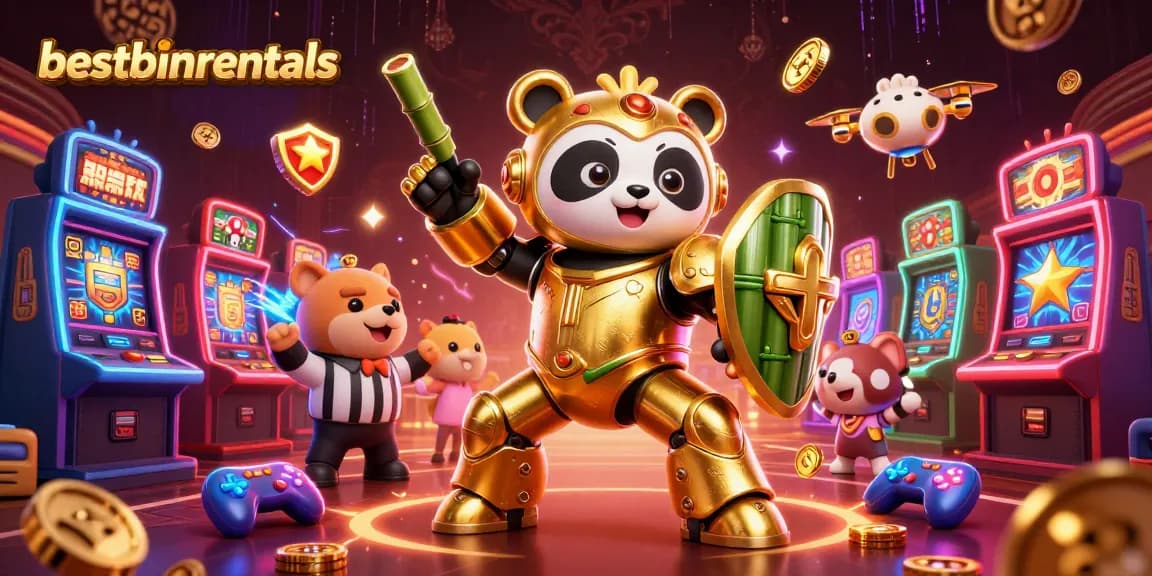 Experience the excitement of bestbinrentals showcasing thrilling slot machines and gaming energy!