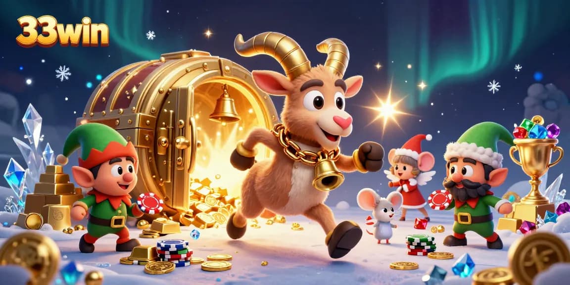 Experience thrilling games at 33win with Krampus and our vibrant casino adventure!