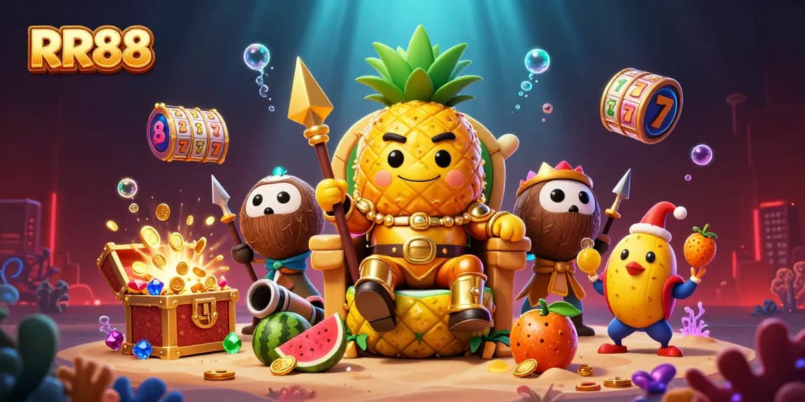 Engage in vibrant casino excitement at RR88 featuring dynamic characters and games.