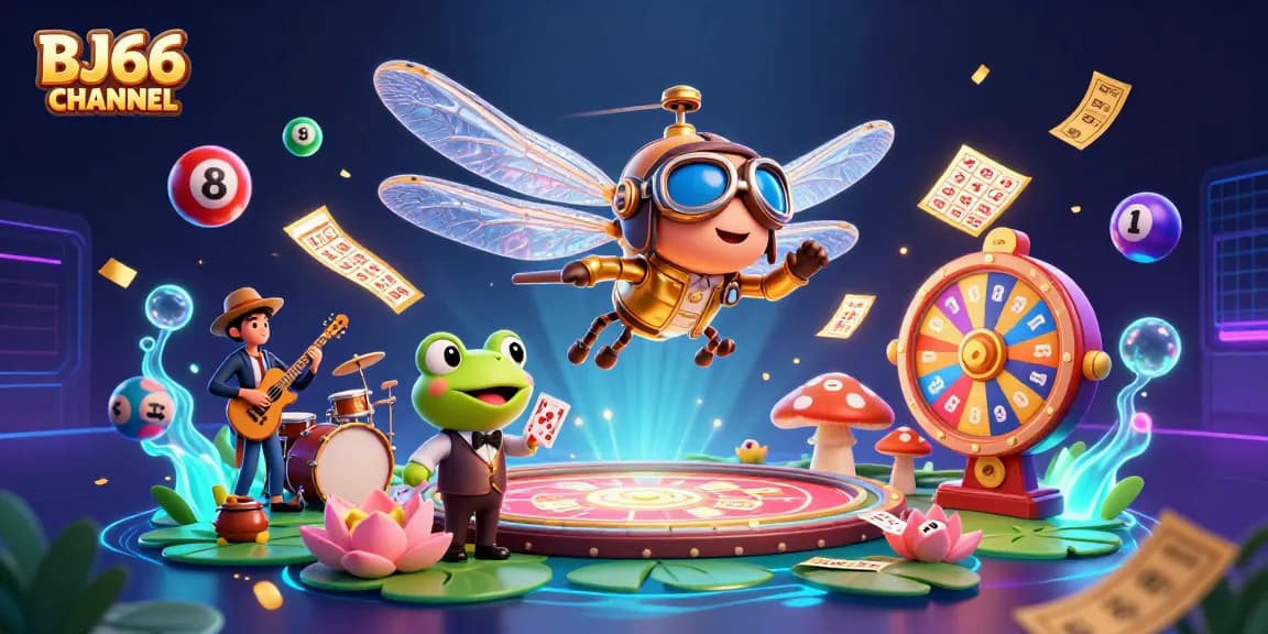 Bettors enjoy thrilling moments at BJ66 CHANNEL with unique live action from the lily pad casino.