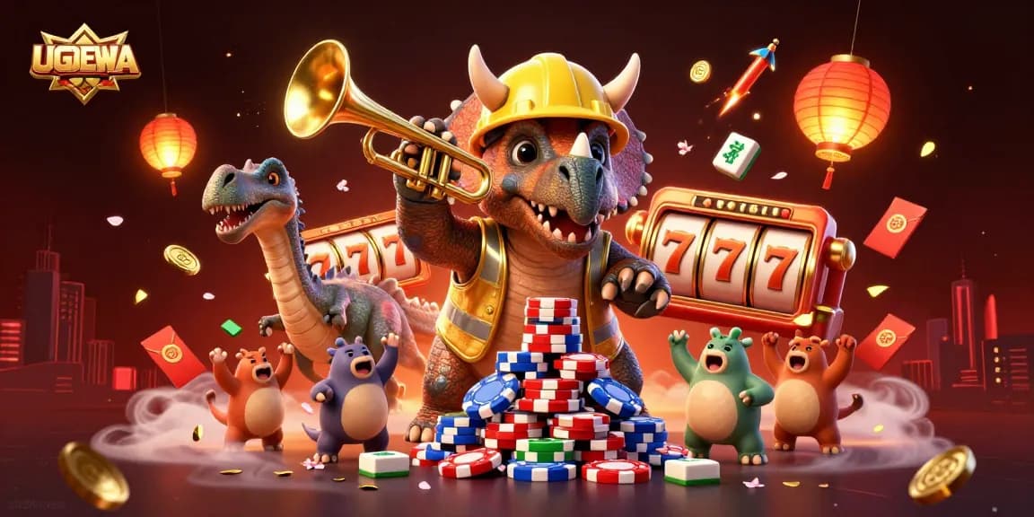 Celebrate with UGDEWA's exciting slot games and vibrant casino atmosphere