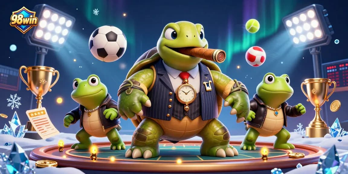 Engage in thrilling betting at 98win with unique characters and dynamic sports elements.