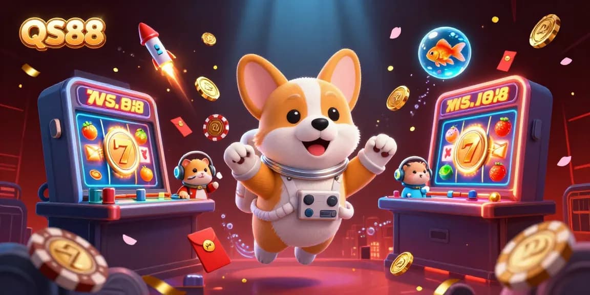 Experience thrilling gameplay with QS88 at this vibrant online casino scene.