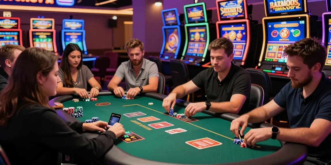 Exciting online casino gaming moment at scoarch.org.uk with players engaging and using credit cards for deposits.
