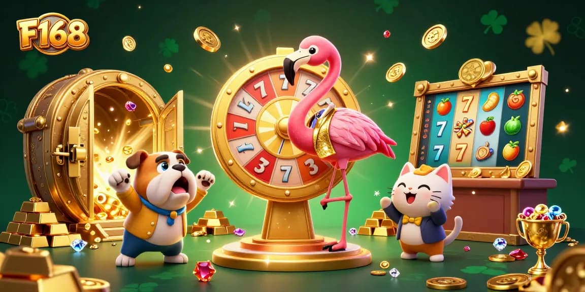 Spin the golden prize wheel at F168 for epic casino rewards and adventures!