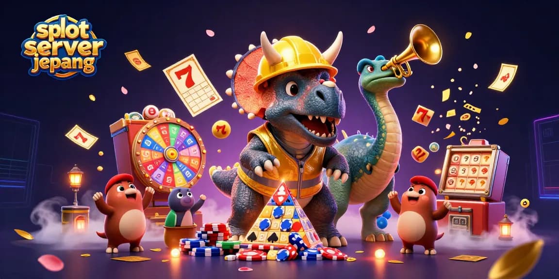Engage with slot server jepang through a dynamic casino scene featuring exciting game elements.