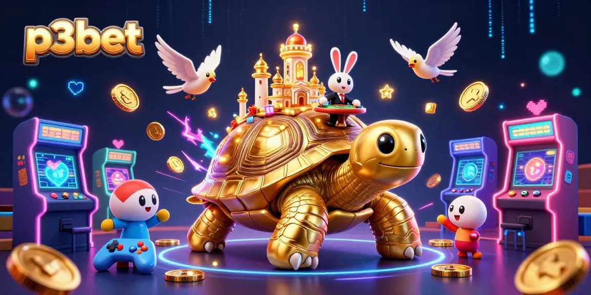 Win big at p3bet’s thrilling casino with a tortoise palace and a vibrant game atmosphere.