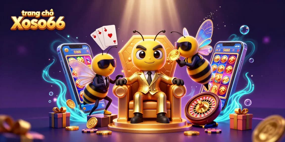 Experience the thrill with trang chủ Xoso66 as the bumblebee mob boss oversees dramatic gaming action.