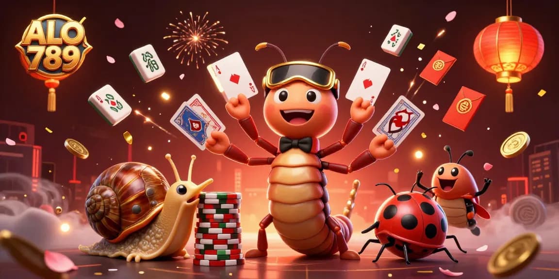 Experience thrilling gameplay at ALO 789 with our visually stunning casino illustration full of excitement.