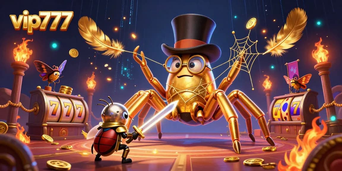 Engage in thrilling gameplay with vip777's dynamic slots loading scene featuring adventurous characters.