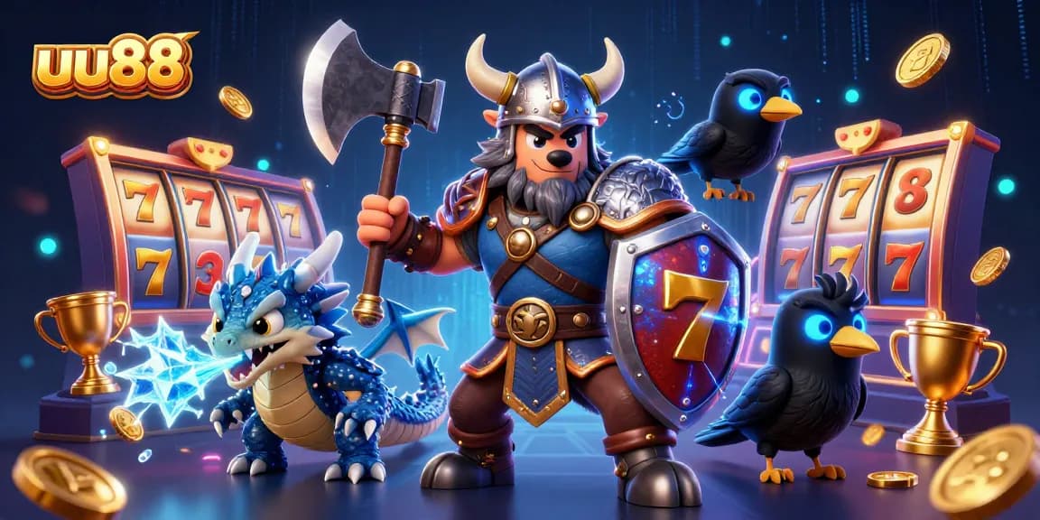 Experience thrilling jackpots at uu88 with vibrant characters and exciting slot elements.