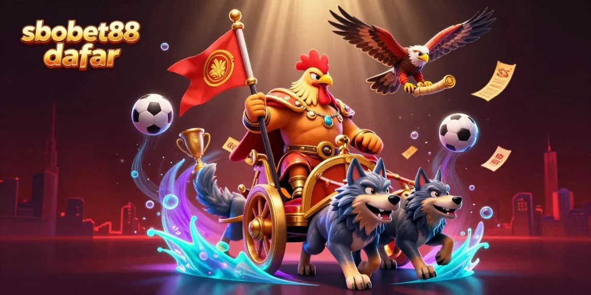 Place bets with confidence on sbobet88 daftar, featuring a dynamic scene of sports betting action.