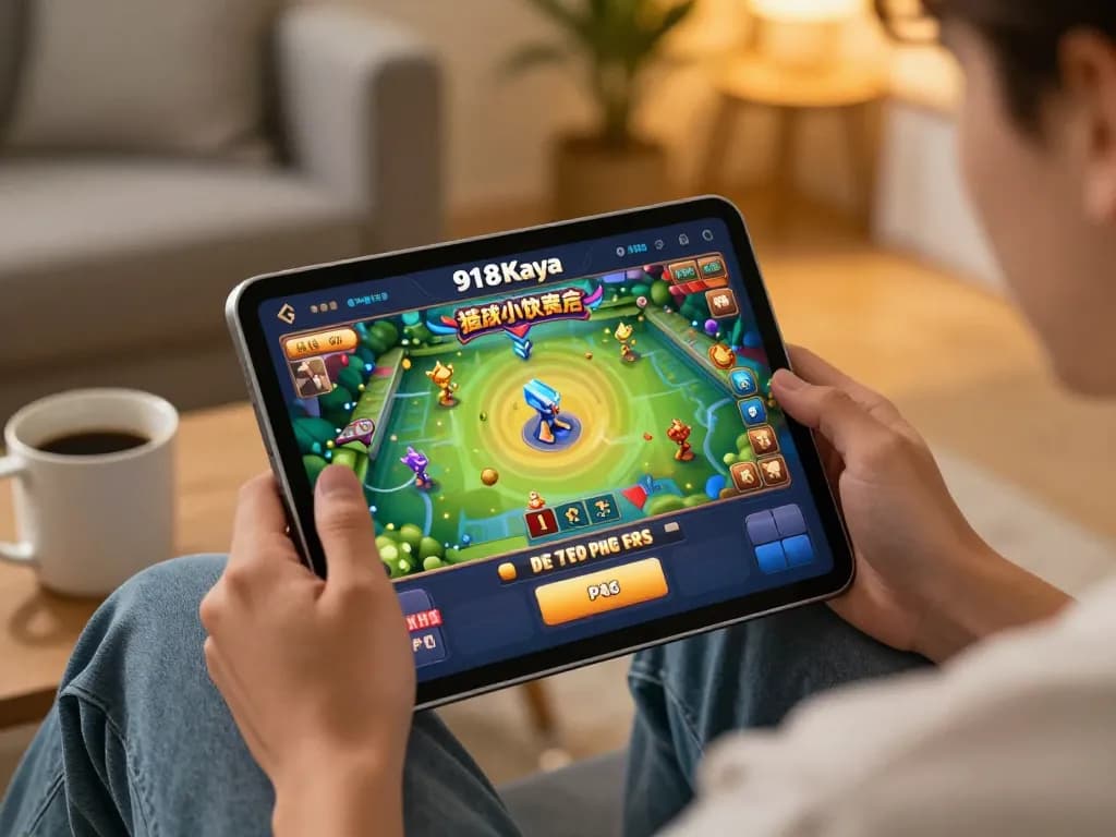 Enjoy thrilling gameplay with 918Kaya download options for PNG players in a cozy home setup.