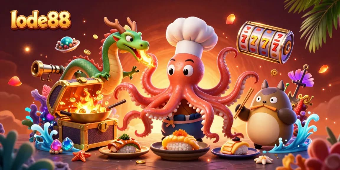 Engage with lode88’s vibrant casino scene featuring lively characters and exciting slot elements.